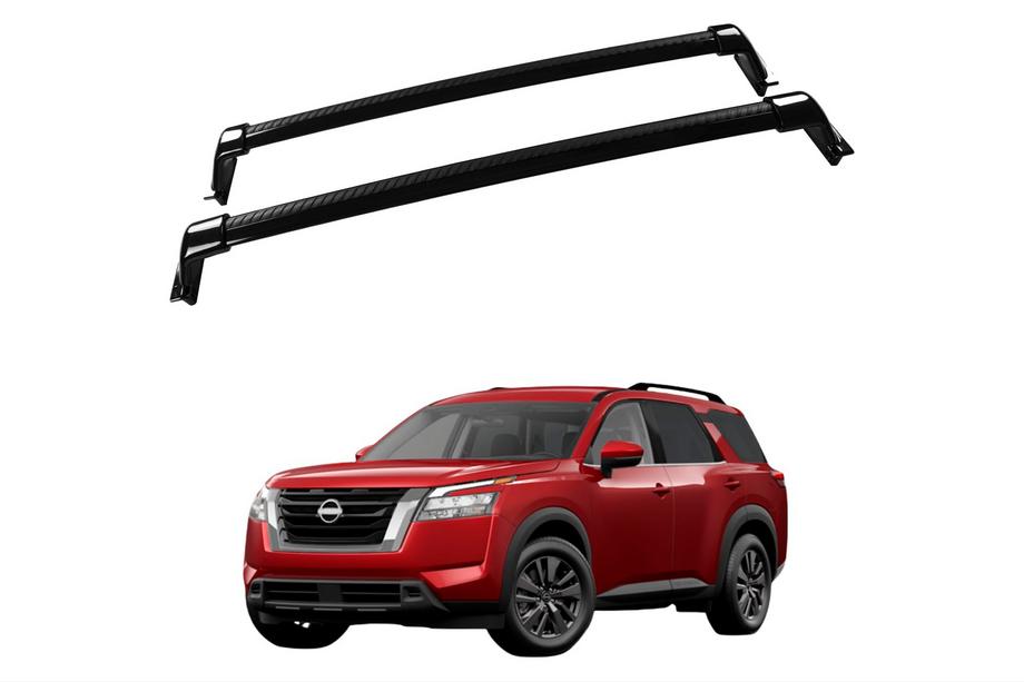 Nissan Pathfinder R53 2021- Bare transversale portbagaj pentru bare longitudinale OEM (2 buc) Foto 1