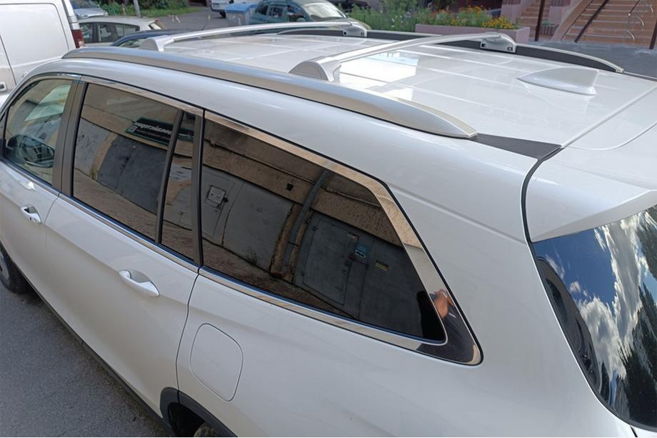 Acura MDX 2013-2020 Bare transversale portbagaj pentru sine integrate OEM (2 buc.) Foto 7