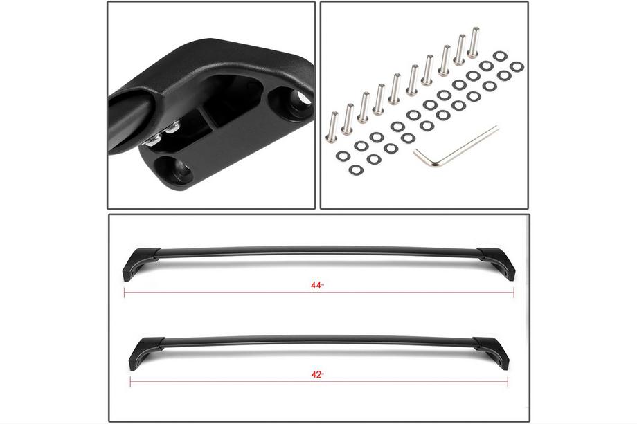 Acura MDX 2013-2020 Bare transversale portbagaj pentru sine integrate OEM (2 buc.) Foto 13