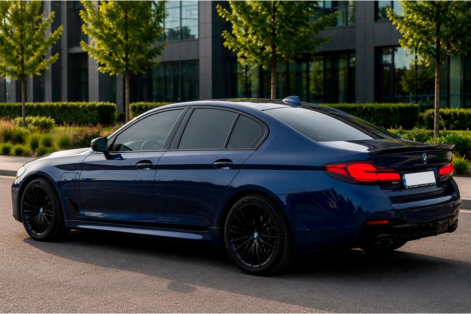 BMW Seria 5 G30/G31 2017–2023 Ornamente terminale evacuare M-Performance Black (2 buc) Foto 5