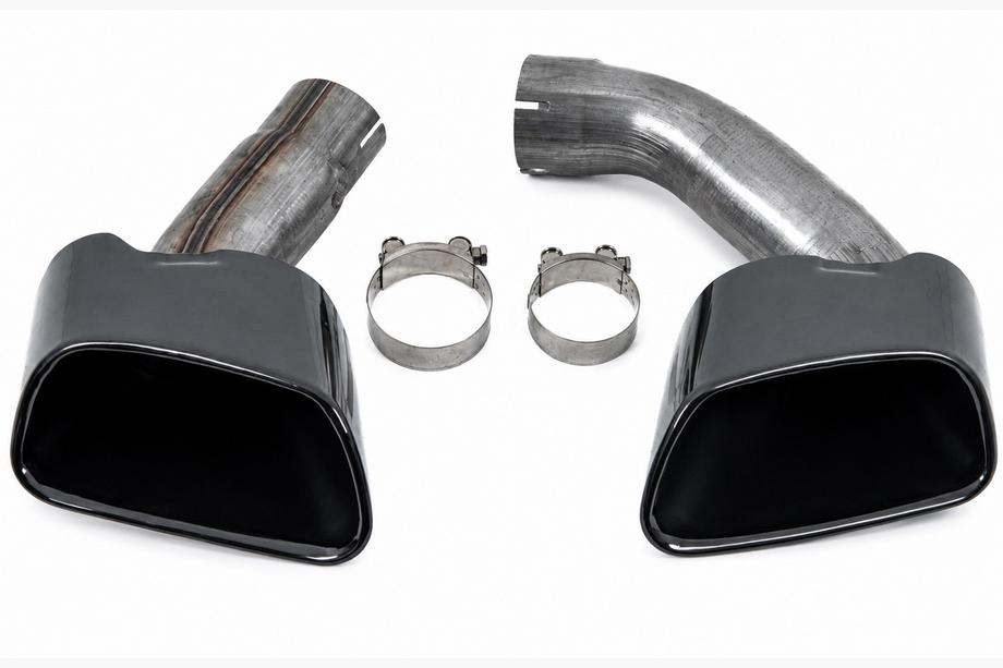 BMW X5 F15 2013-2018 Ornamente terminale evacuare M-Performance Black Foto 1