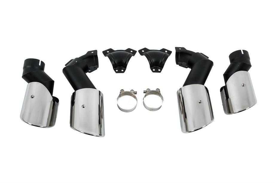 BMW X6 G06 2019–2027 Ornamente toba V2 Silver in stil X6M F96 Foto 2