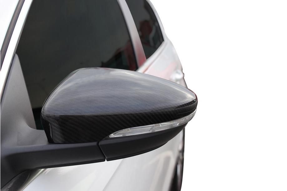 Volkswagen Beetle 2011-2015 Capace Oglinzi (2 buc, Carbon Natural) Foto 17