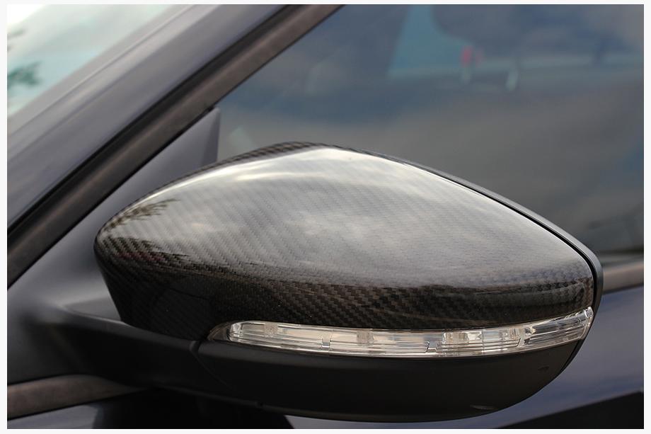 Volkswagen Beetle 2011-2015 Capace Oglinzi (2 buc, Carbon Natural) Foto 6