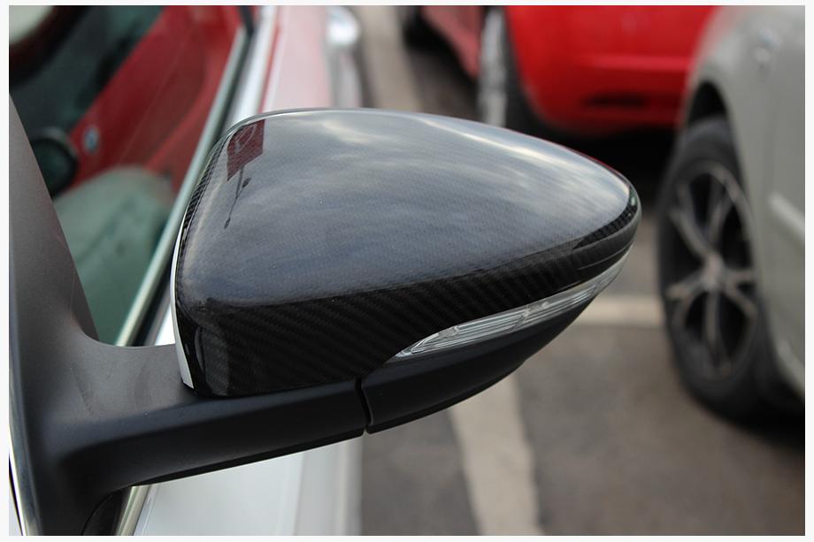 Volkswagen EOS 2011-2016 Capace Oglinzi (2 buc, Carbon Natural) Foto 9