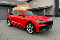 Audi Q8 2018- Praguri laterale Maya Red (2 buc., Aluminiu) foto 3