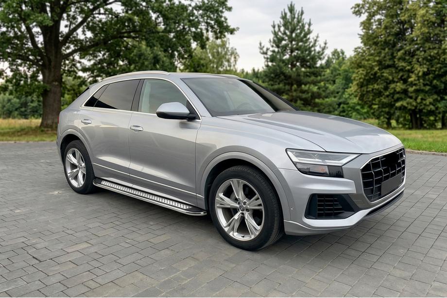 Audi Q8 2018- Praguri Laterale Maydos V2 (2 buc, Aluminiu si Otel Inoxidabil) Foto 1