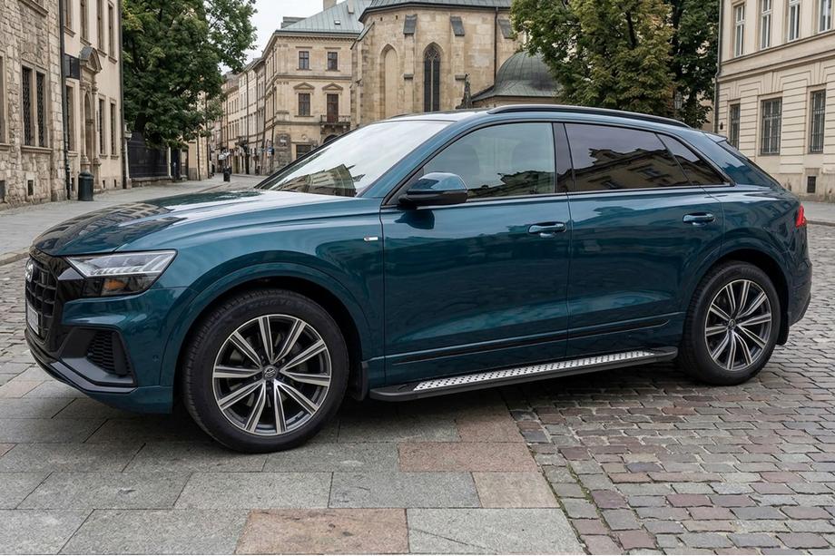 Audi Q8 2018- Praguri Laterale Vision New Black (2 buc, Aluminiu) Foto 1
