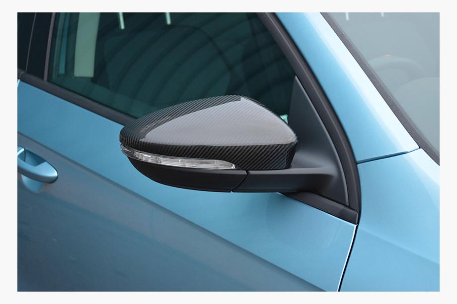 Volkswagen Passat CC 2008-2017 Capace Oglinzi (2 buc, Carbon Natural) Foto 15