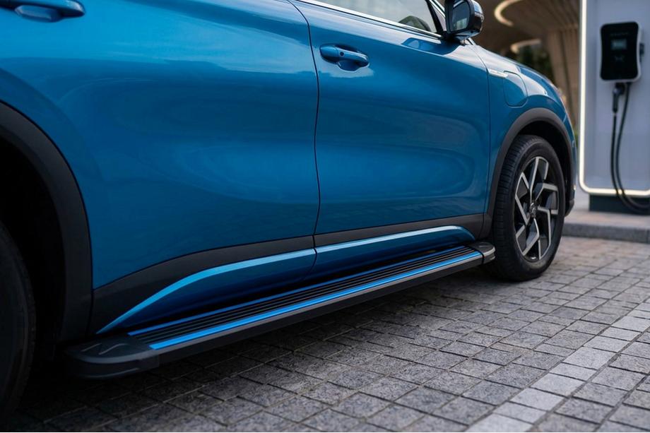 BYD Atto 3 2021- Praguri laterale Maya Blue (2 buc., Aluminiu) Foto 1