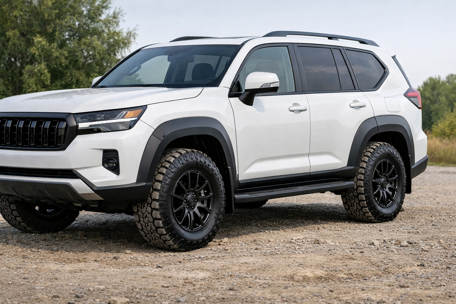 Toyota Land Cruiser Prado 250: ce sa montezi ca sa scapi de noroi pe laterale si aripi inguste