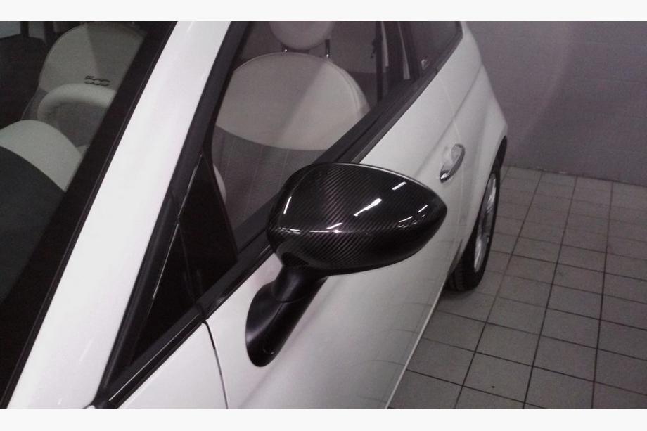 Fiat 500/500L 2013-2022 Capace Oglinzi 2007-2015 (2 buc, Carbon Natural) Foto 4