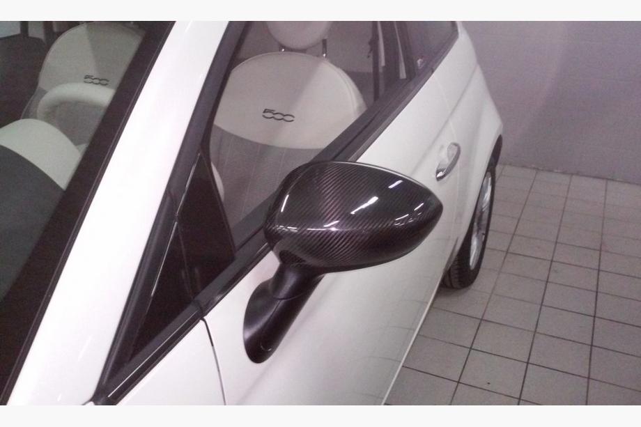 Fiat 500/500L 2013-2022 Capace Oglinzi 2007-2015 (2 buc, Carbon Natural) Foto 5