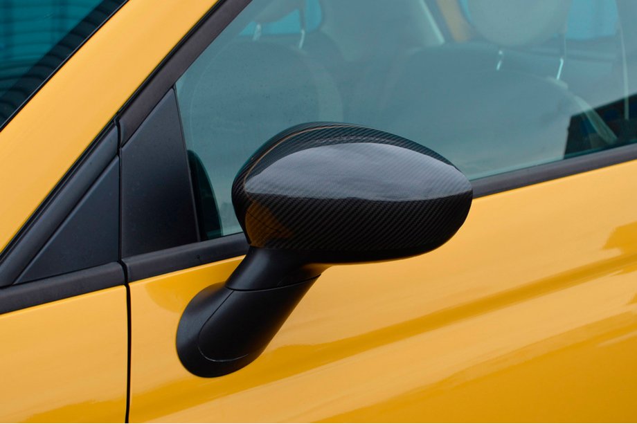 Fiat 500/500L 2013-2022 Capace Oglinzi 2007-2015 (2 buc, Carbon Natural) Foto 9