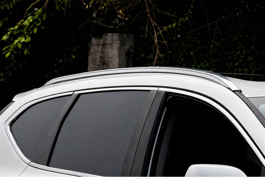 Honda CRV 2022- Relinguri de plafon integrate OEM (Aluminiu) Gri Foto 3