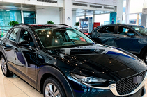 Mazda CX-30 2019- Bare longitudinale de plafon integrate OEM (2 buc) foto 3