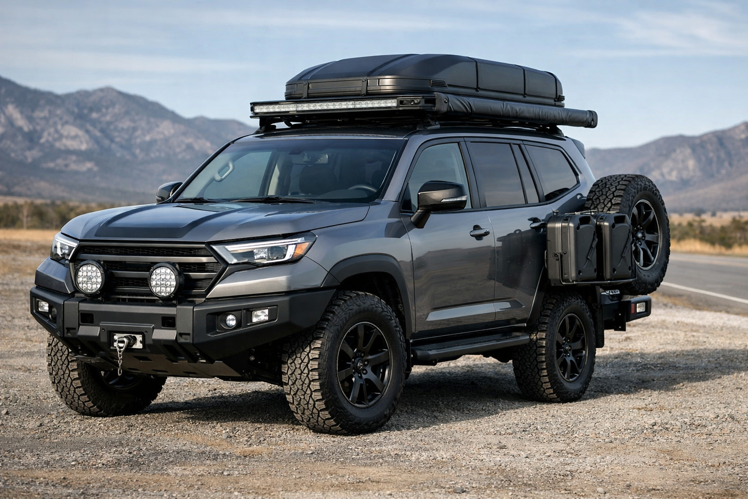 Pachet de upgrade Toyota Land Cruiser Prado 250 pentru drum si calatorii