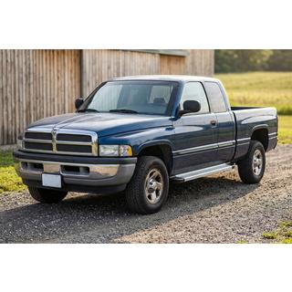 Praguri laterale Maya V2 (set, aluminiu) Dodge RAM (BR/BE) 1994–2002 foto 1