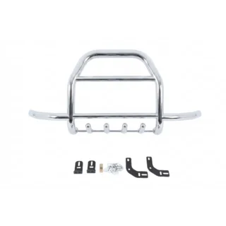 Bull bar QT007-Exclusive (fara inscriptionare, inox) foto 2