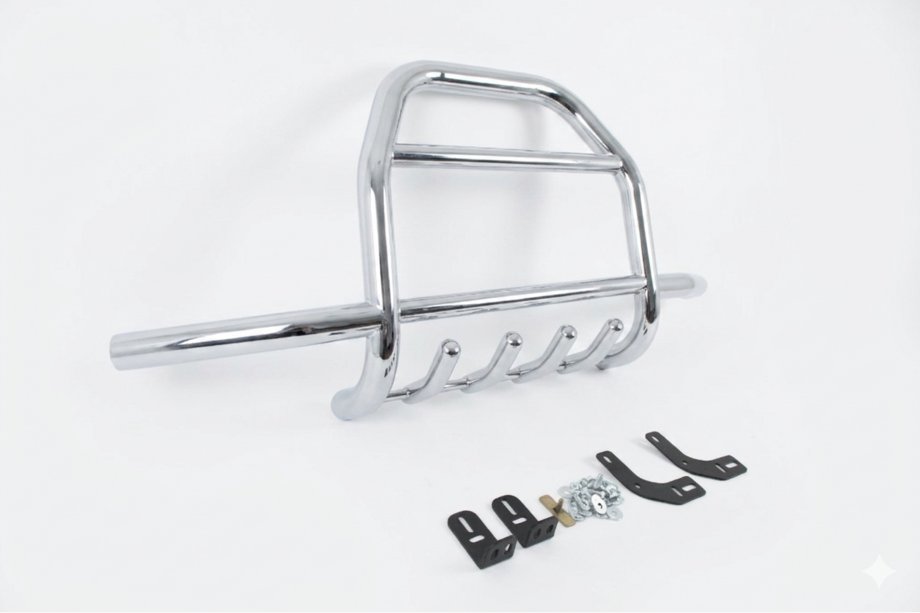 Suzuki Jimny 1998-2018 Bull bar QT007-Exclusive (fara inscriptionare, inox) Foto 4