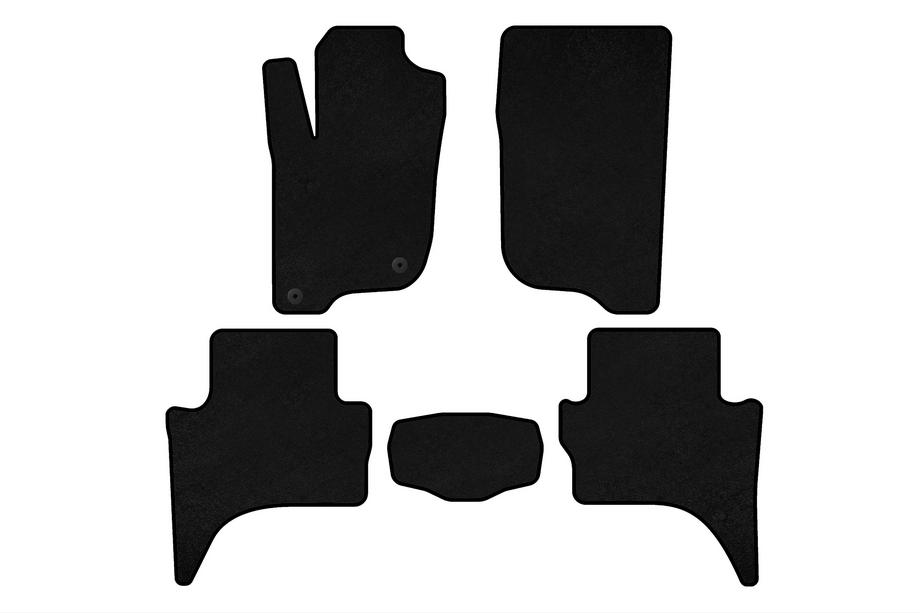 Mitsubishi L200 2015-2024 Covorase textile Classic (Short base, negre) Foto 1