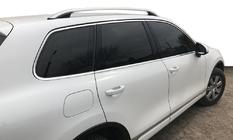 Porsche Cayenne 2010-2017 Bare longitudinale Skyport (gri mat) foto 2