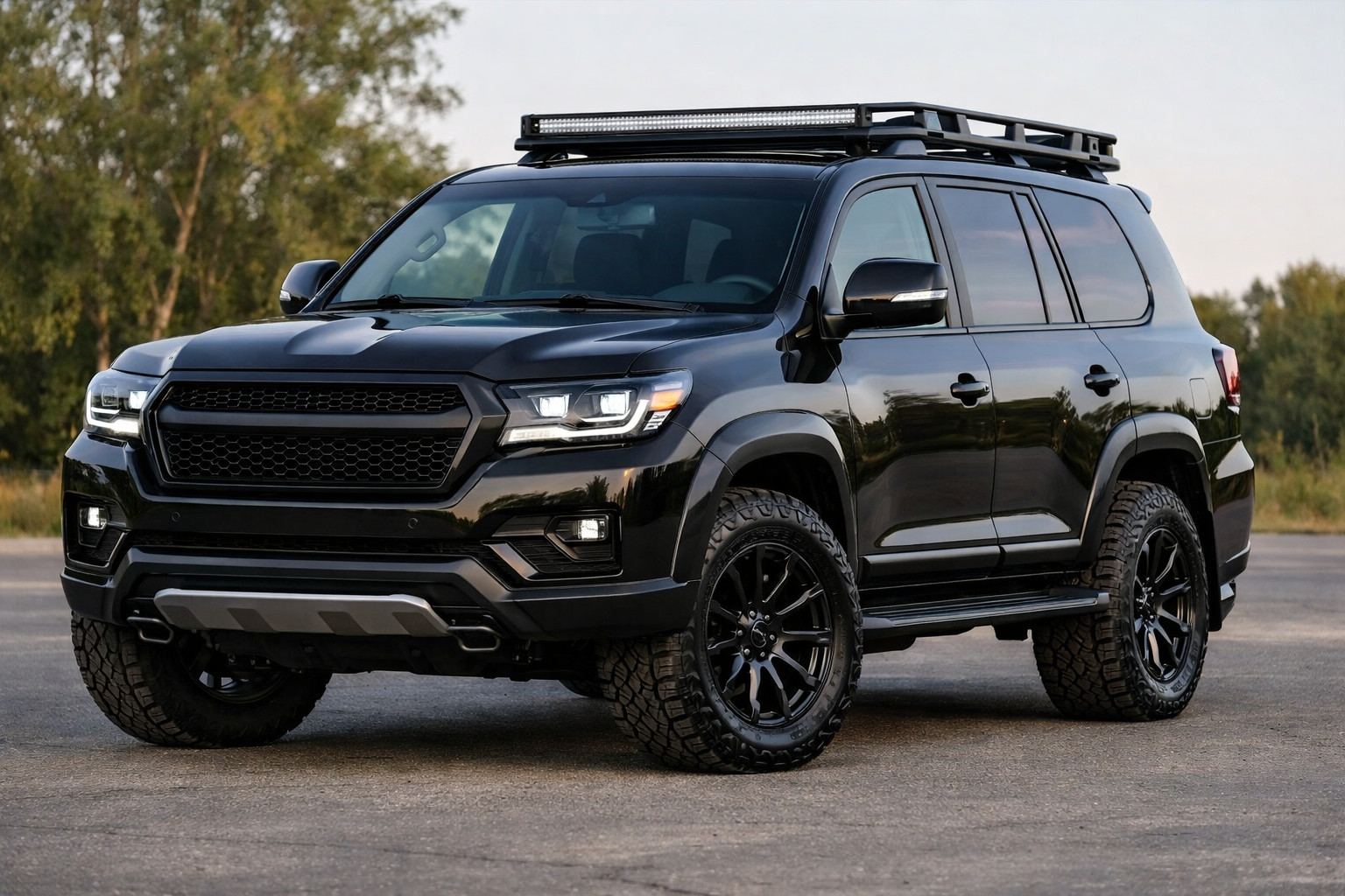 Plan de upgrade pentru Toyota Land Cruiser 200, pentru un look mai modern