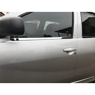 Molduri Geamuri (4 buc, Inox) Nissan Terrano 2014- foto 3