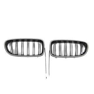 Grile tip rinichi M-Look LED (negru lucios) BMW 5 Series F10/F11 2010–2016 foto 2