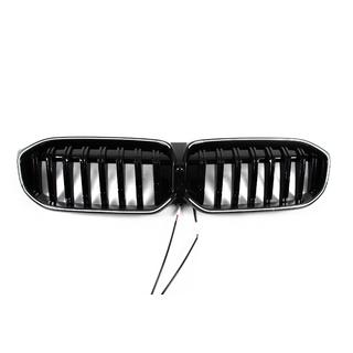 Grile tip rinichi 1-Bar LED (2022+, negru lucios) BMW 3 Series G20/G21 2018- foto 2