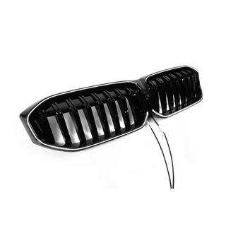 Grile tip rinichi 1-Bar LED (2022+, negru lucios) BMW 3 Series G20/G21 2018- foto 4