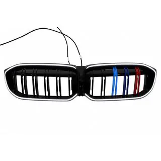 Grile tip rinichi M-Color LED (2022+, negru lucios) foto 2