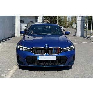 Grile tip rinichi M-Color LED (2022+, negru lucios) BMW 3 Series G20/G21 2018- foto 1