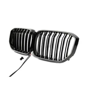 Grile rinichi BMW M-Look LED (2019-2022, negru lucios) foto 2