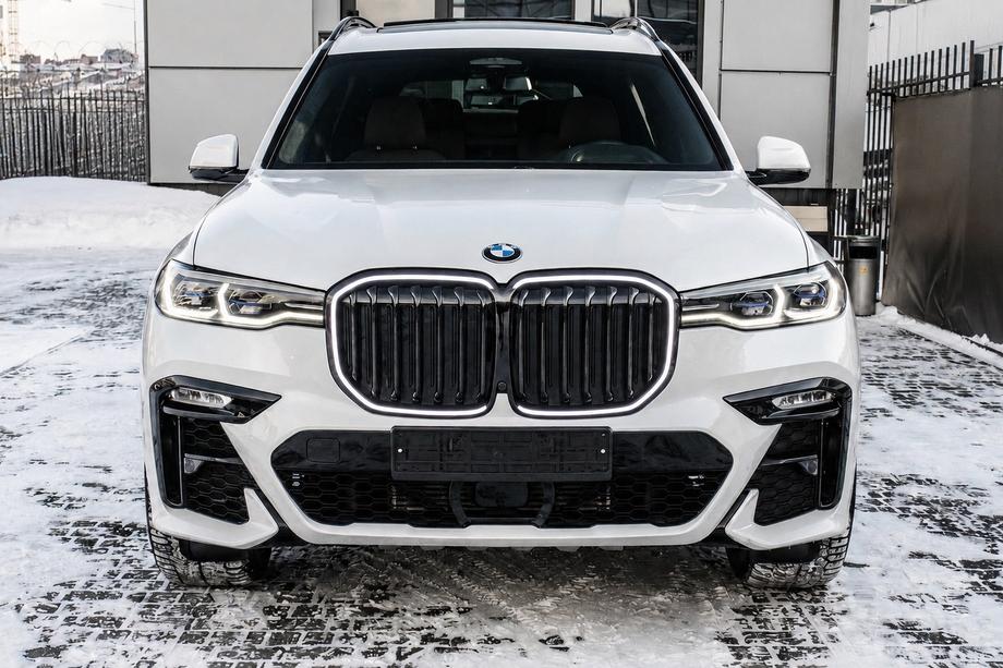 BMW X7 G07 2019- Grile tip rinichi 1 Bar LED (2019-2022, negru lucios) Foto 1