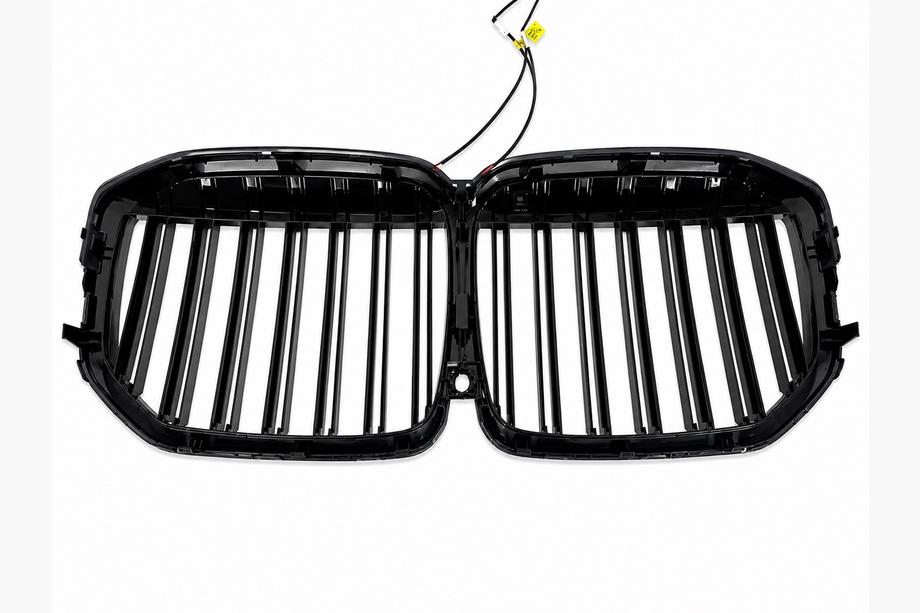 BMW X7 G07 2019- Grile tip rinichi M-Look LED (2019-2022, negru lucios) Foto 8