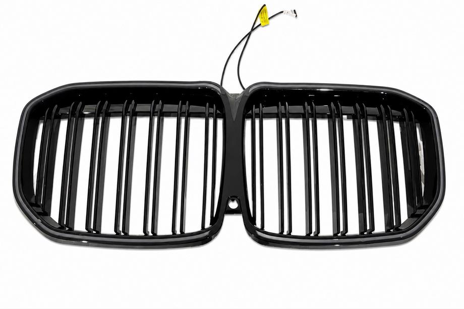 BMW X7 G07 2019- Grile tip rinichi M-Look LED (2019-2022, negru lucios) Foto 10