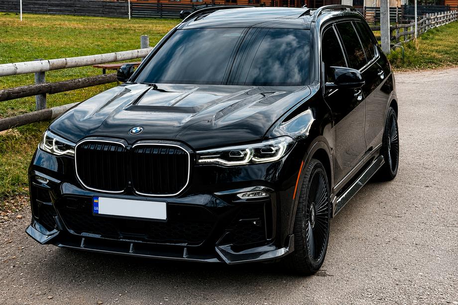 BMW X7 G07 2019- Grile tip rinichi M-Look LED (2019-2022, negru lucios) Foto 2