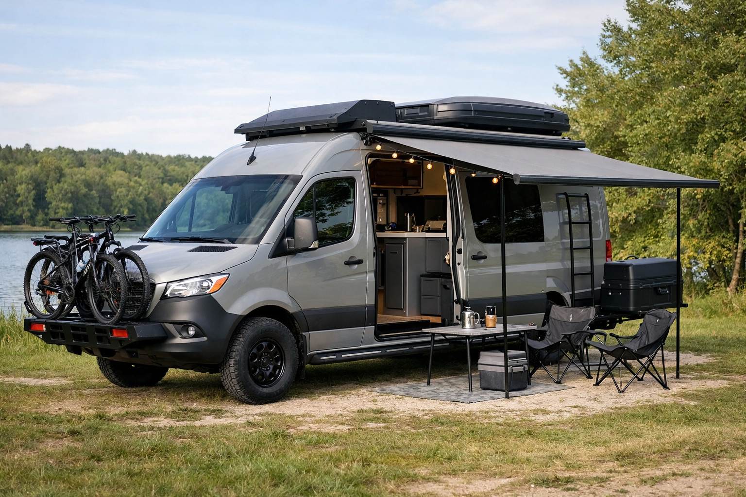Upgrade Mercedes Sprinter W907/W910 pentru camping in familie, fara excese