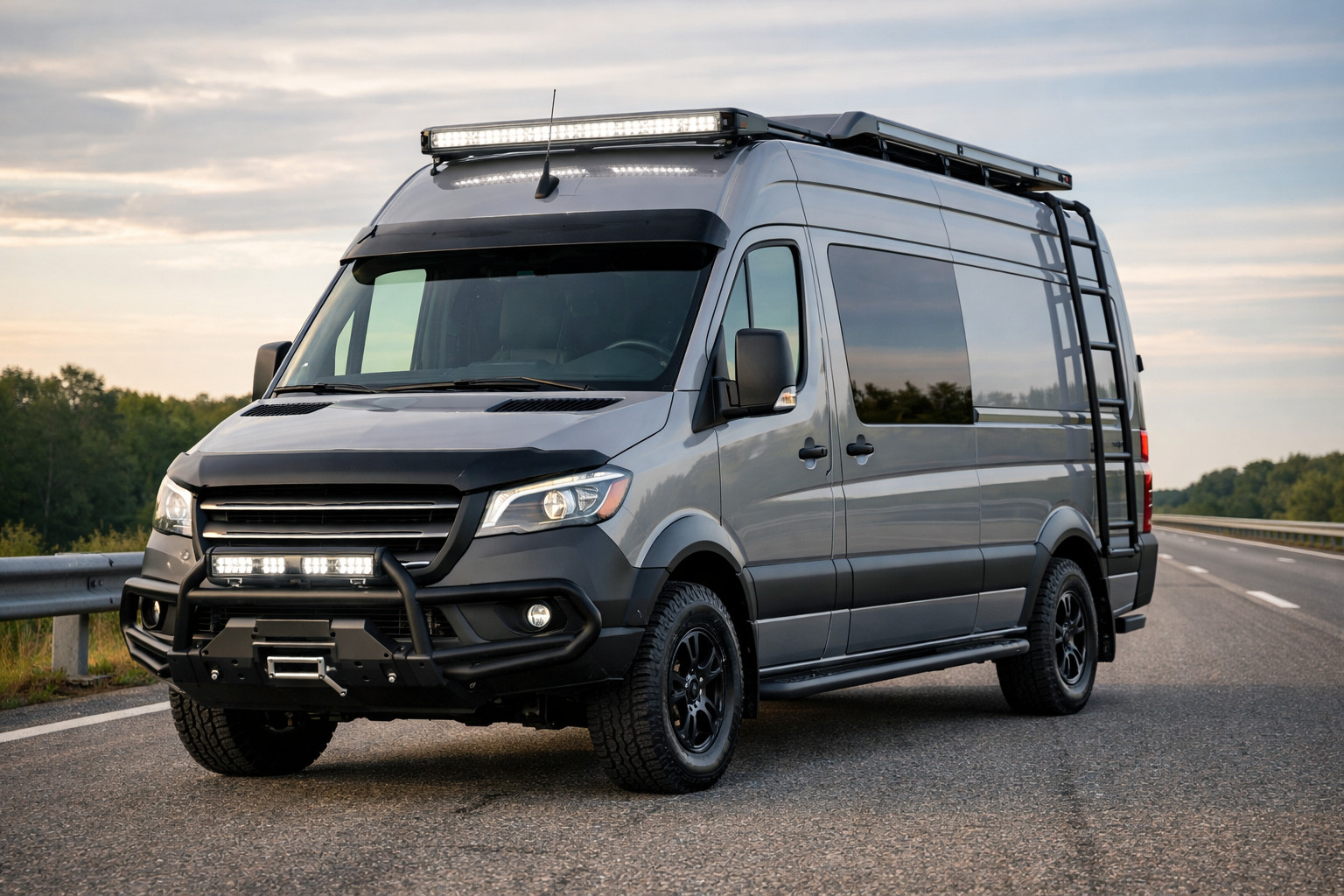 Pachet de upgrade Mercedes Sprinter W907/W910 pentru traseu: protectie, confort si aspect