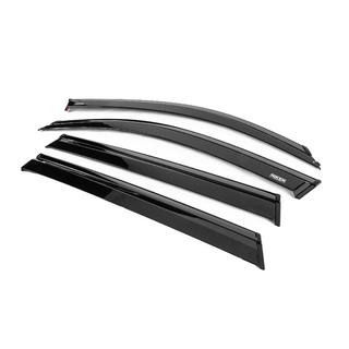 Paravanturi geam cu bandou negru Niken Luxury (4 buc) foto 2