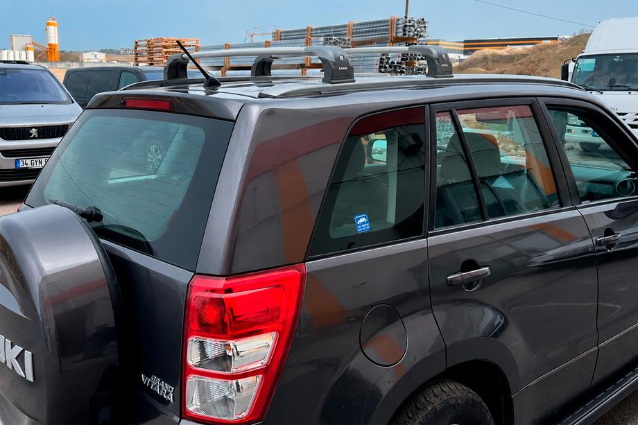 Suzuki Grand Vitara 2005-2017 Bare portbagaj (transversale) pentru puncte de prindere originale Ecem V3 (2 buc) Foto 5
