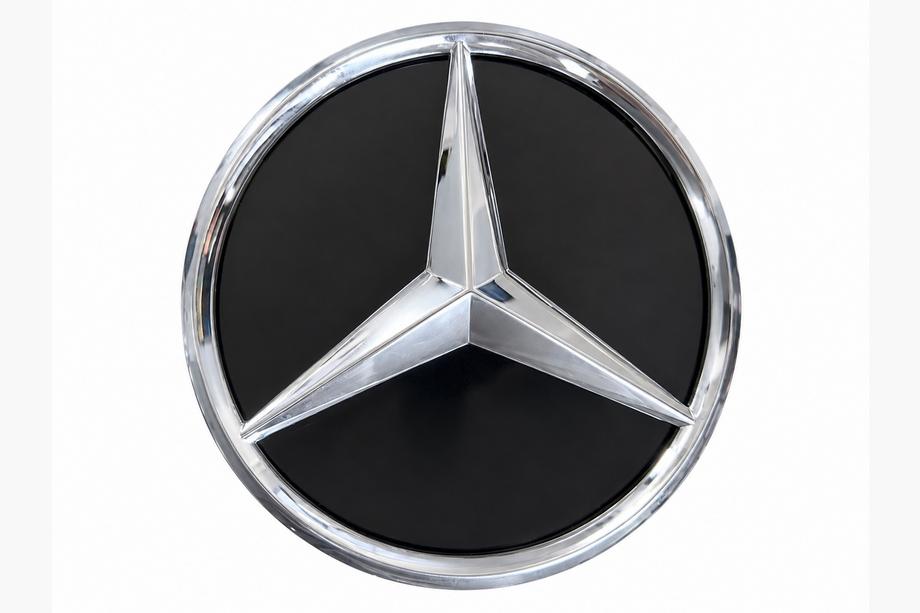 Mercedes GL class X164 2006-2012 Emblema fata cu carcasa lucioasa (18,4 cm) Foto 1