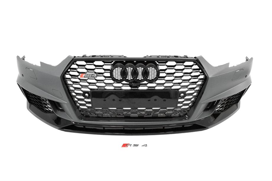 Audi A4 B9 2015-2024 Bara fata RS-Style (pentru senzori radar, 2015-2019) Foto 2