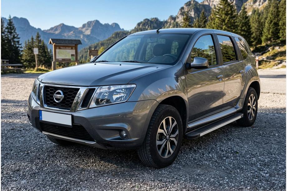 Nissan Terrano 2014- Praguri laterale Maya V1 (2 buc., aluminiu) Foto 1