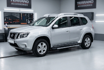 Nissan Terrano 2014- Praguri Laterale Duru (2 buc, Aluminiu) foto 1