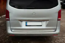 Mercedes Vito/V-class W447 2014- Ornament lat din inox deasupra numarului de inmatriculare foto 4