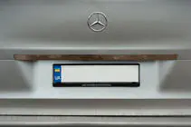 Mercedes Vito/V-class W447 2014- Ornament lat din inox deasupra numarului de inmatriculare foto 1