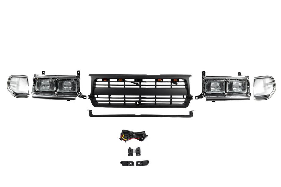 Toyota Land Cruiser 80 1990-1997 Set faruri si grila (Off-Road) Foto 1