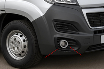 Fiat Ducato 2006-2025 Capace pentru proiectoare ceata (4 buc, inox) foto 1